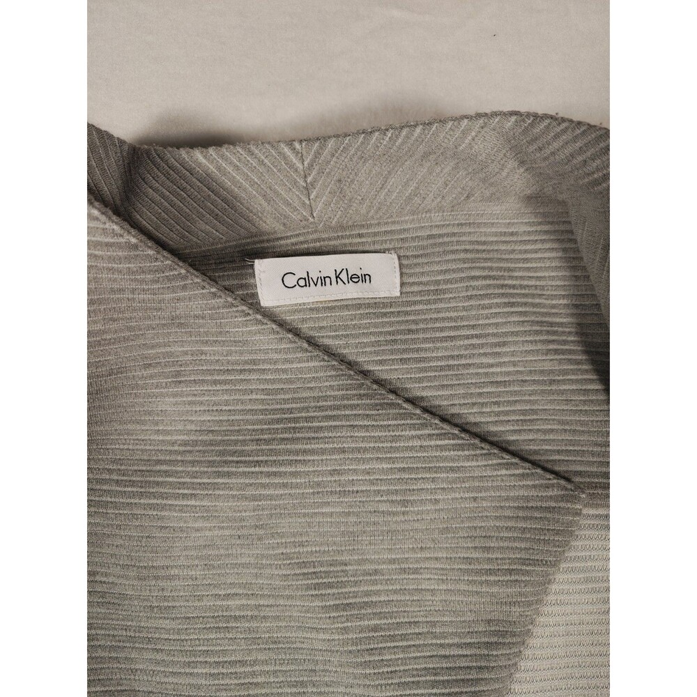 Calvin Klein Cardigan Jacket – Women’s Small – Gray – Open Front – Gently Used - Picture 2 of 8